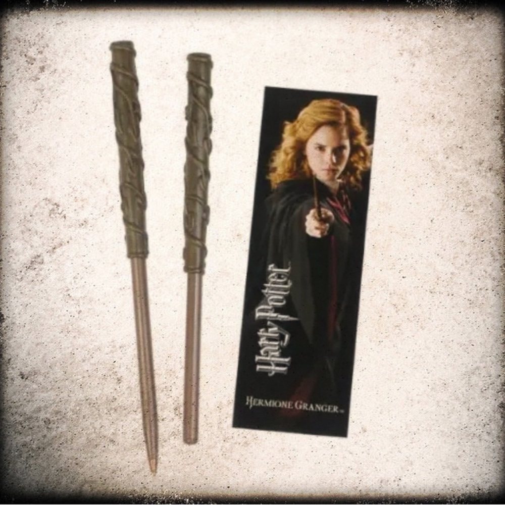 Hermione AND Harry Wand Pen & Bookmark Set(s)